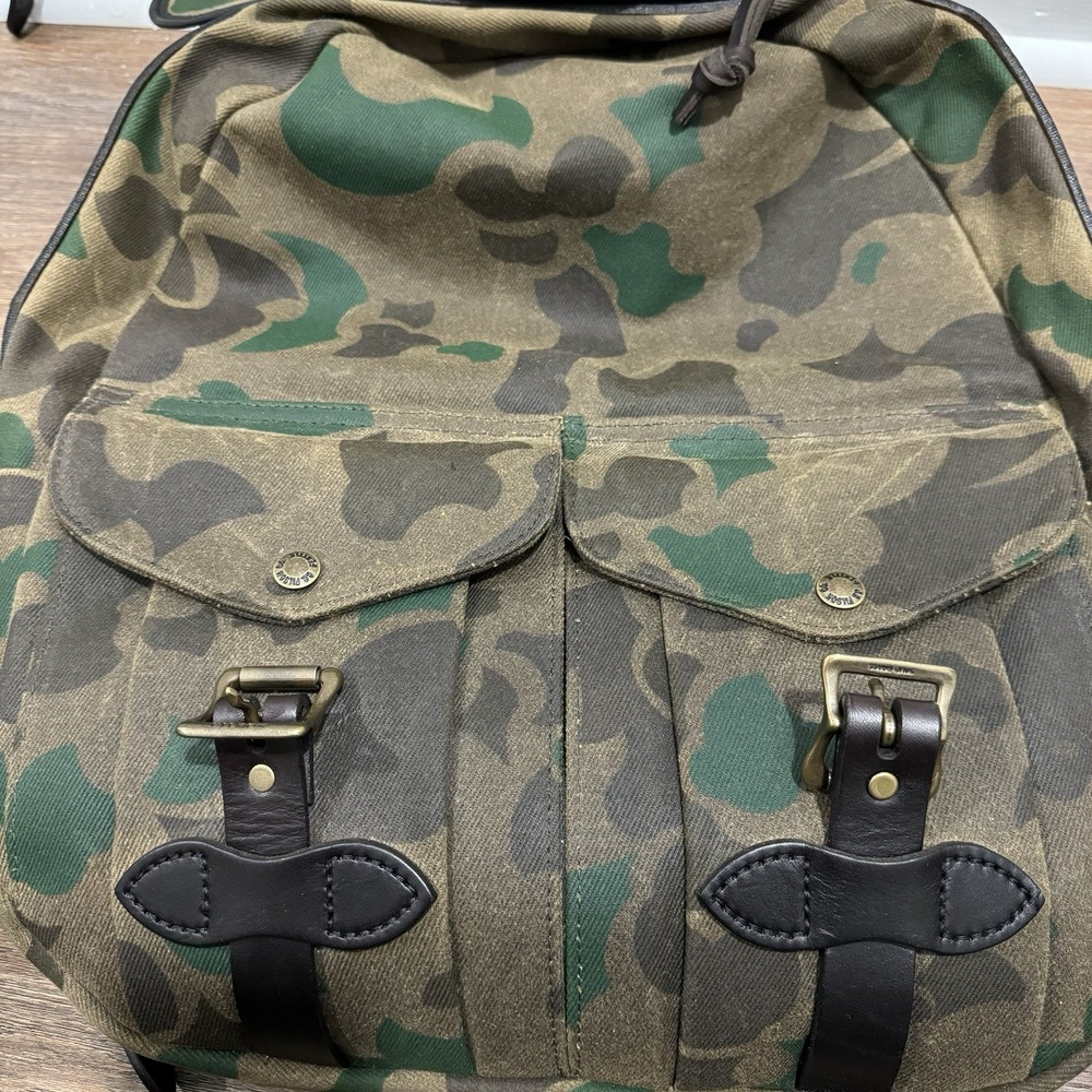 Filson Large‎ Rugged Twill Rucksack Shrub Camo - Picture 6 of 10